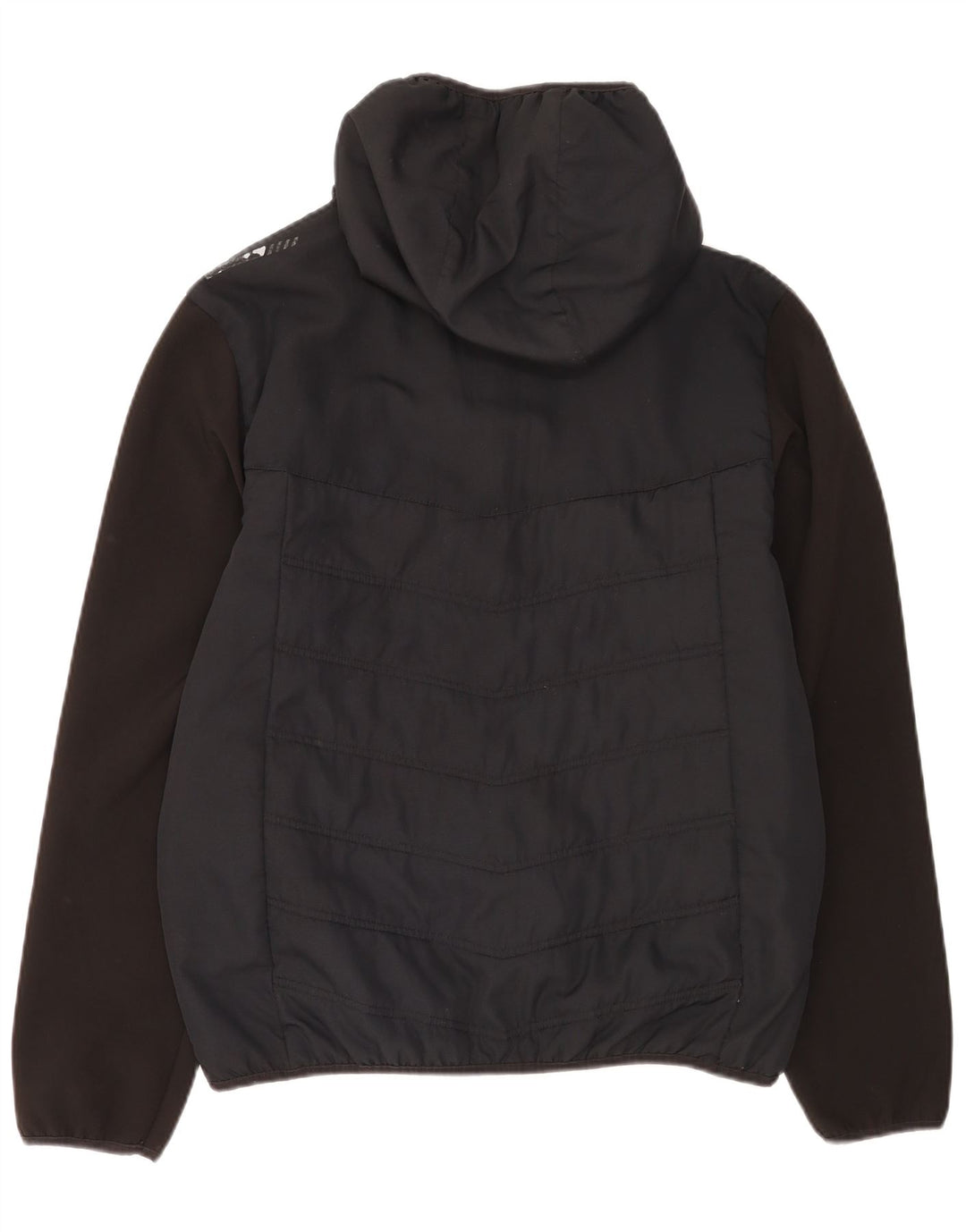 Ellesse Herre Hætte Regnjakke UK 40 Stor Sort Polyester