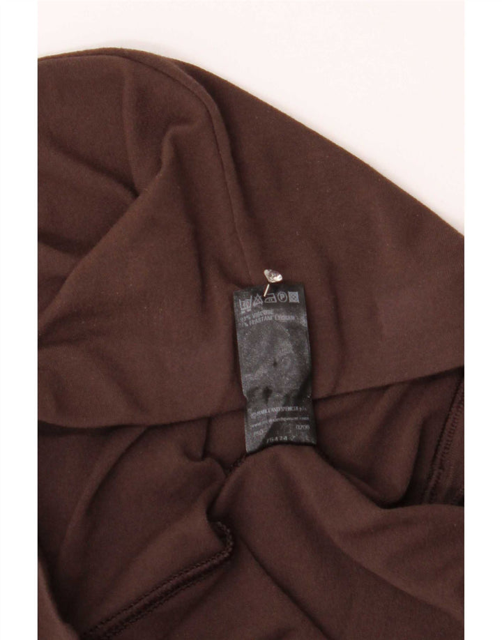 Marks & Spencer Dame Flare Leggings UK 12 Medium Brown Viscose