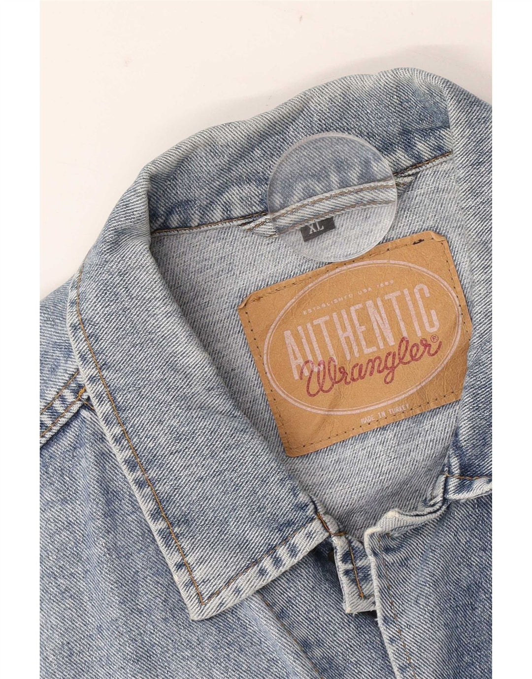 Wrangler Denimjakke til mænd UK 42 XL Blå