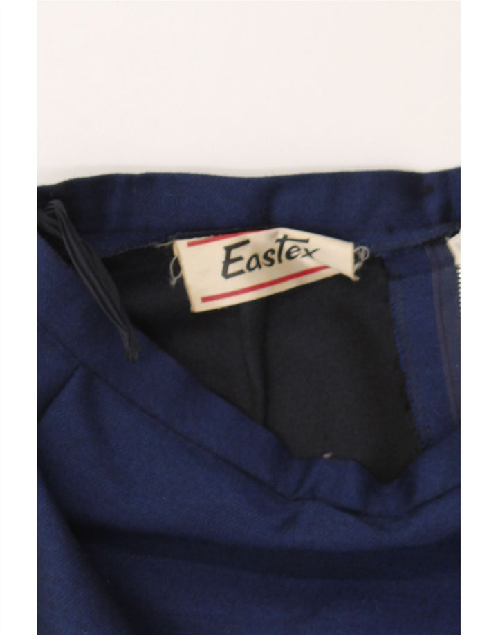 EASTEX Womens Pencil Skirt W22 2XS Navy Blue Vintage Eastex and Second-Hand Eastex from Messina Hembry 