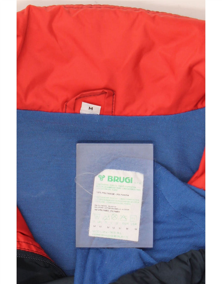 Brugi Herre Hættevindjakke UK 38 Medium Navy Blue Colourblock
