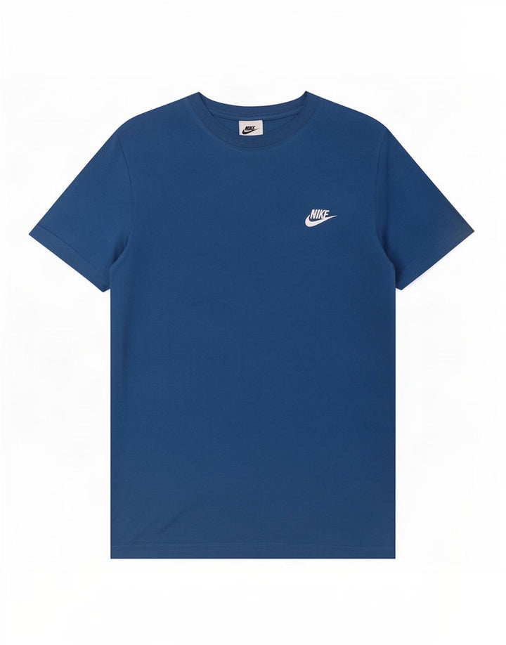 Nike T-shirt top til mænd, stor blå bomuld