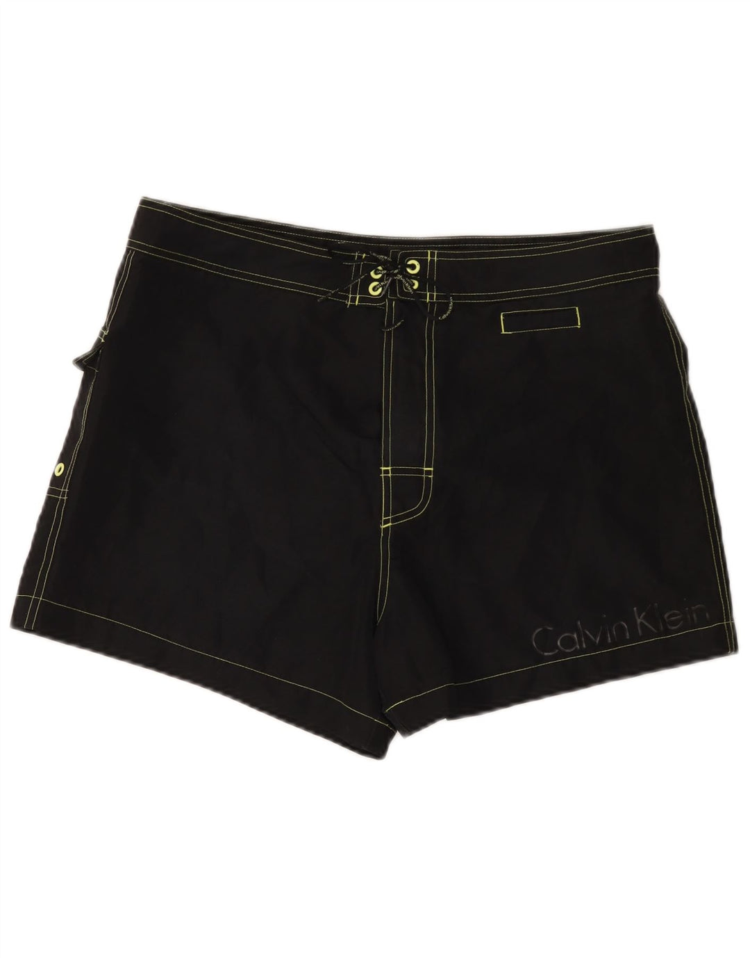 CALVIN KLEIN Grafiske badeshorts til mænd Large Sort