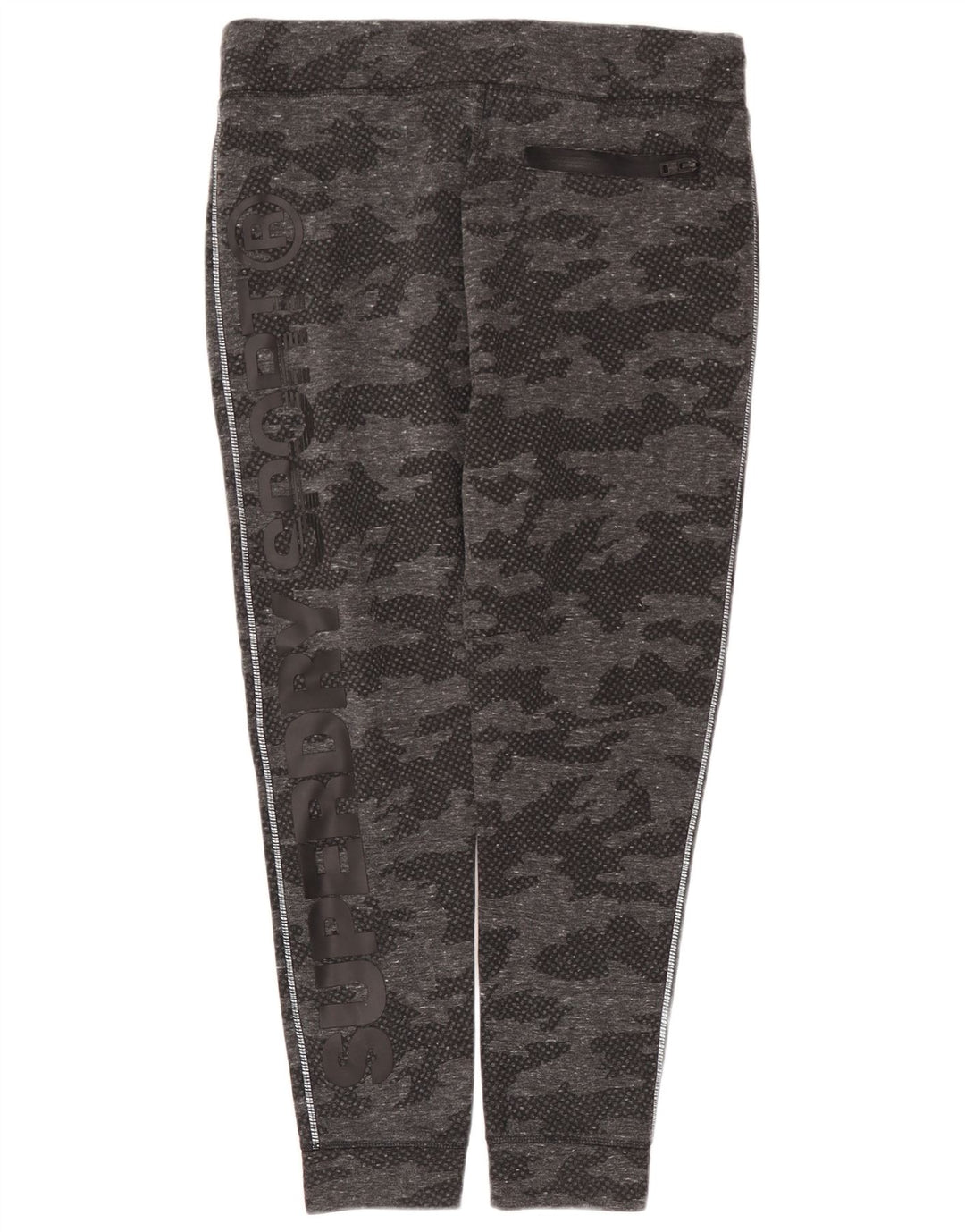Superdry Womens Graphic Full Tracksuit UK 18 XL Grå Camouflage Polyester