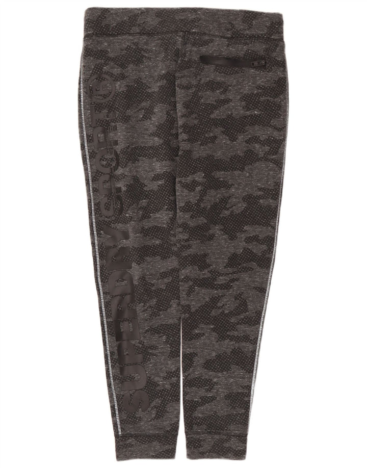 Superdry Womens Graphic Full Tracksuit UK 18 XL Grå Camouflage Polyester