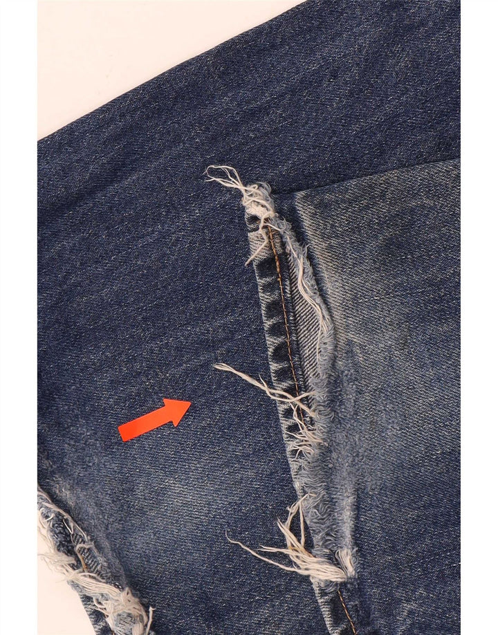 Diesel Herre Straight Jeans W32 L32 Blå Bomuld
