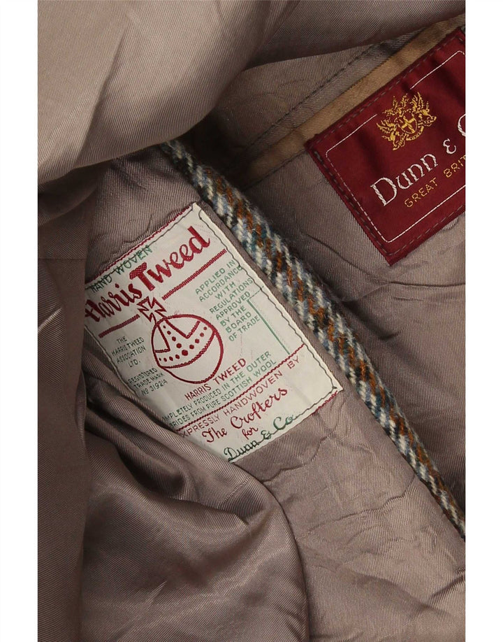 Dunn &Co Herre Harris Tweed Blazer Jacket UK 40 Stor Flerfarvet