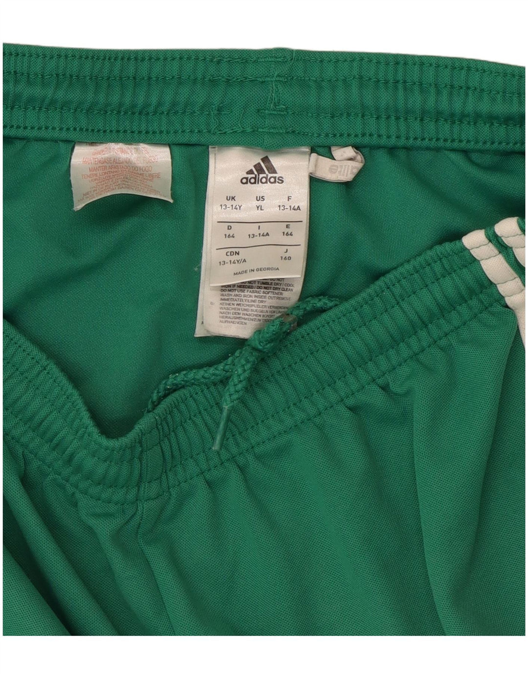 ADIDAS Boys Climalite Sportshorts 13-14 år Grøn polyester