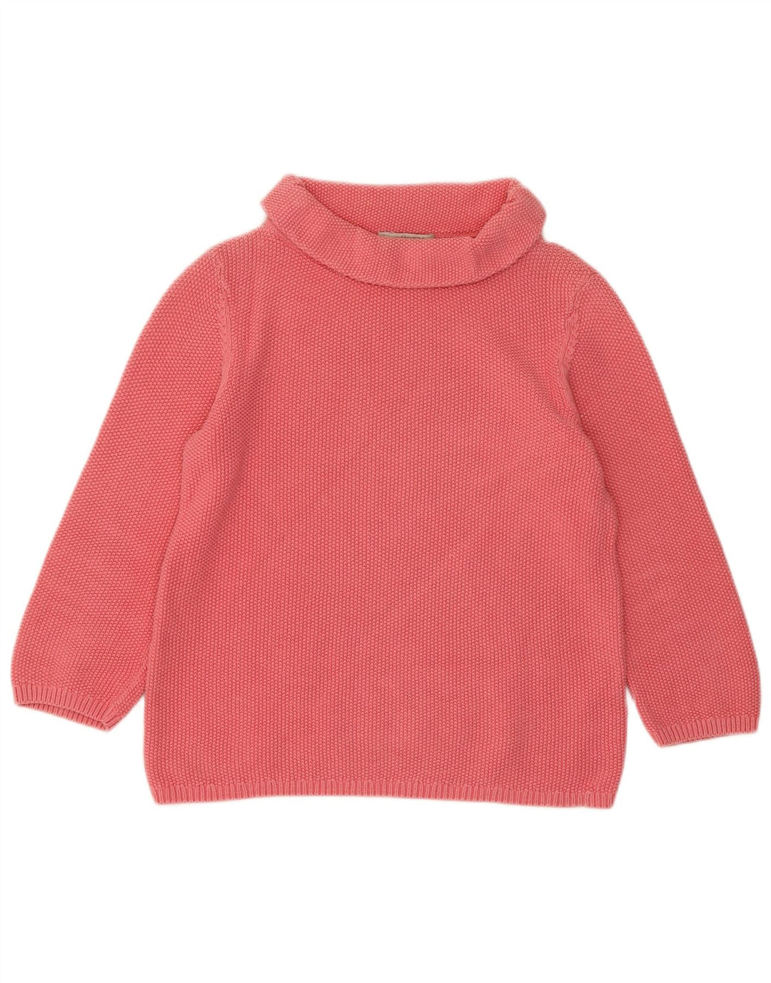 HOBBS Dame Oversized 3/4-ærmet trøjetrøje med rullehals UK 6 XS Pink