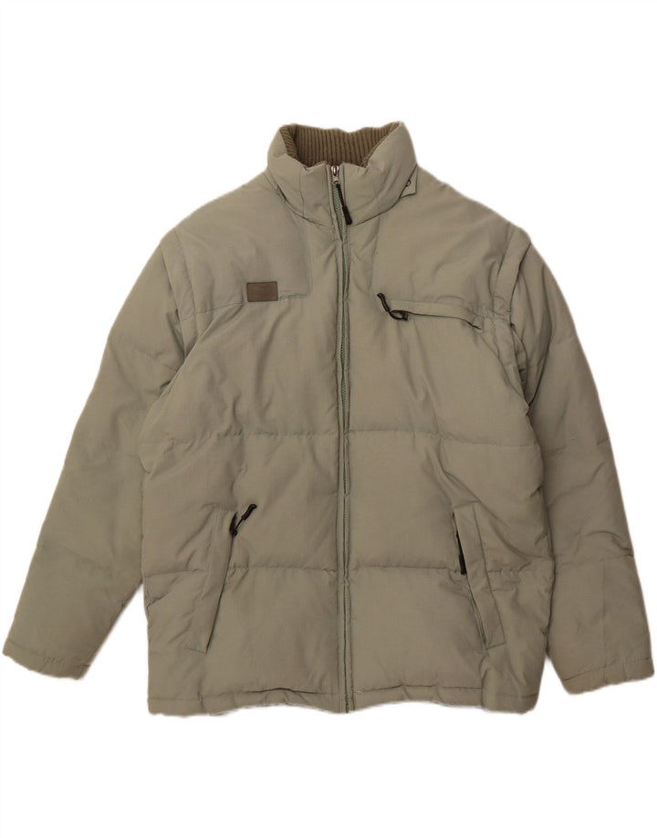 FILA Polstret Herrejakke UK 40 Stor Grøn Polyamid