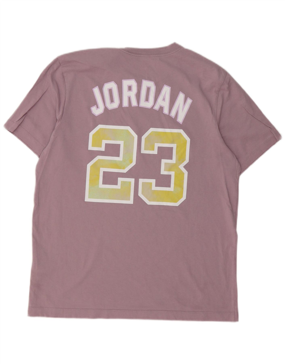 Jordan Herre grafisk T-shirt Top Stor lilla bomuld