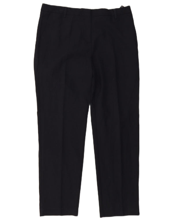 Marks & Spencer koniske chinobukser til kvinder UK 14 Large W34 L29 Marineblå