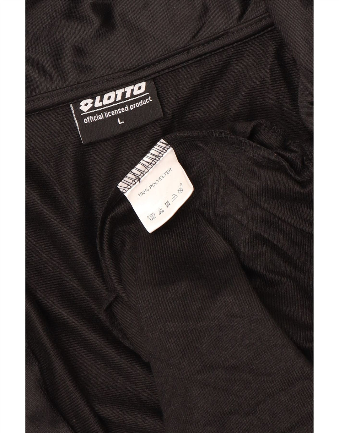 LOTTO Træningsdragt til mænd Topjakke Stor Sort Polyester