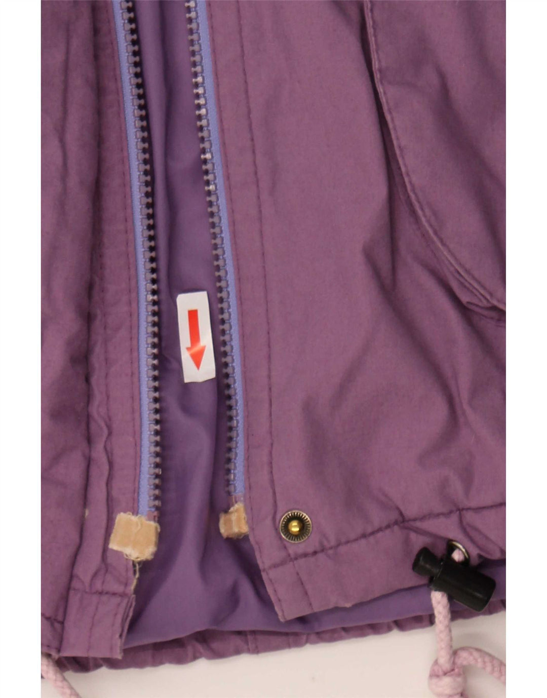 Etirel Dame Oversized Windbreaker Coat IT 44 Medium Lilla Polyester