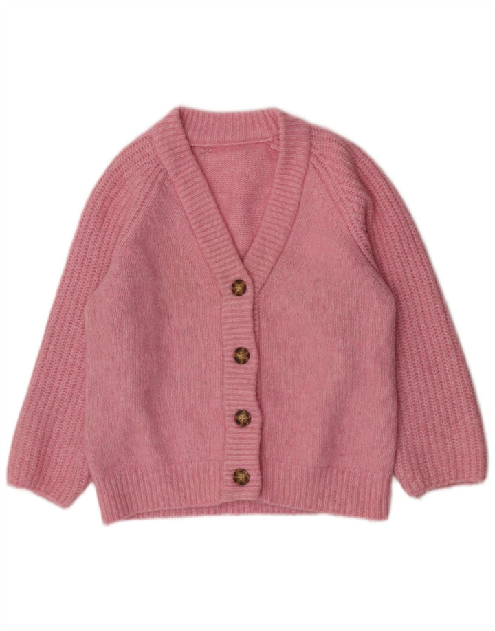 Vintage dame cardigan sweater UK 14 Medium Pink