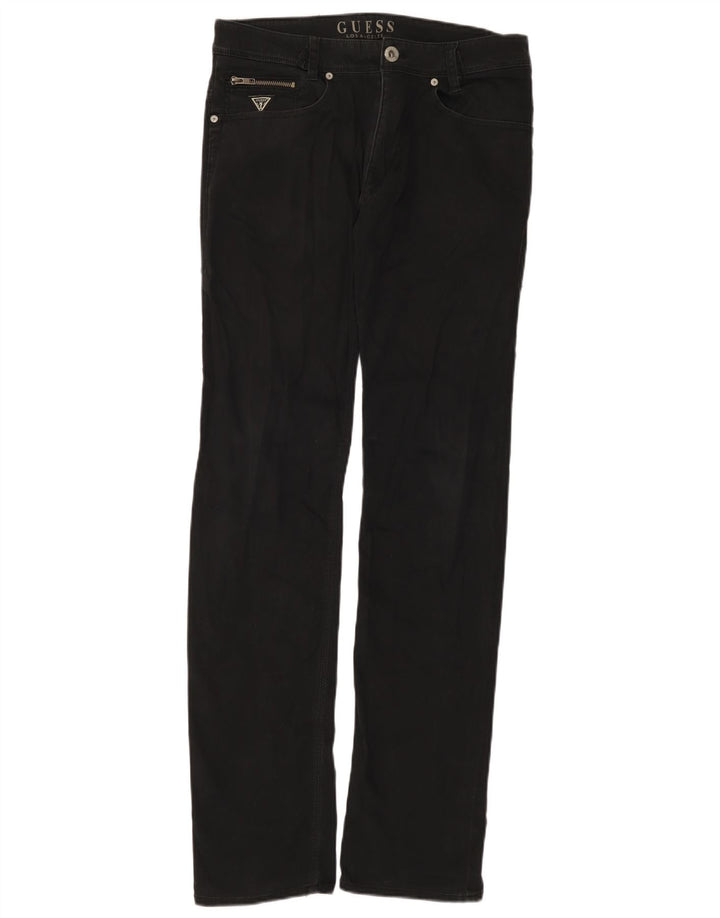Guess Slim Jeans til kvinder W30 L34 Sort bomuld