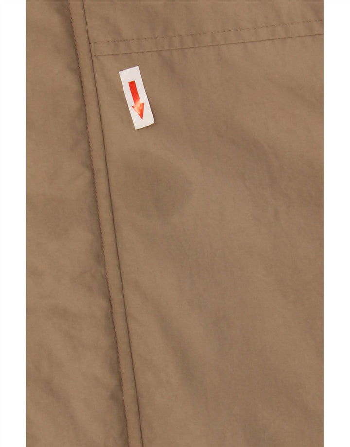 Marks & Spencer Boys Windbreaker-jakke med hætte 13-14 år Beige polyamid