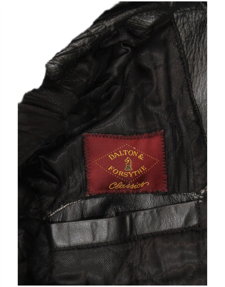 Classics Herre Læderjakke UK 40 Large Sort