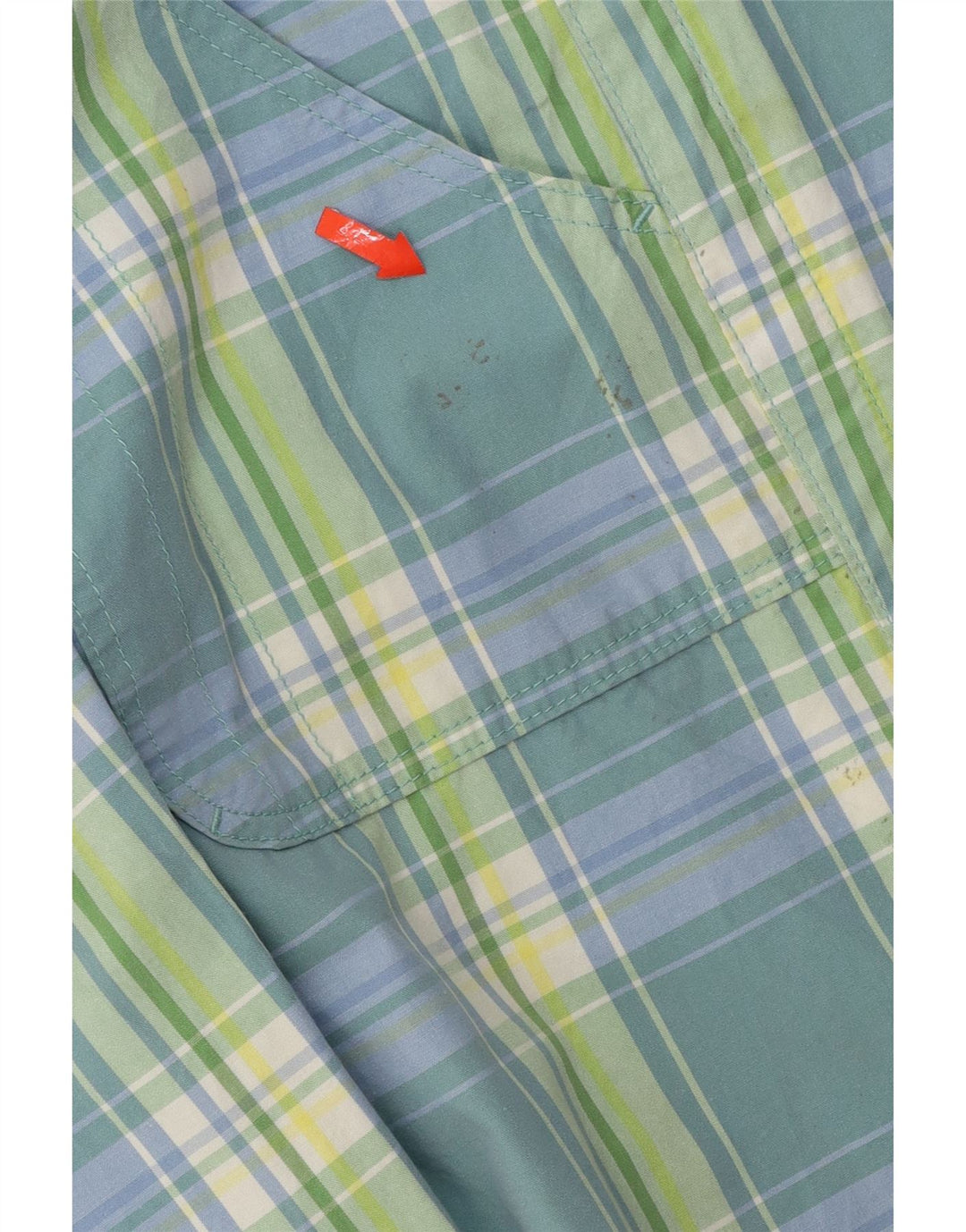 LEE Womens Casual Shorts US 14 XL W36  Blue Check Cotton Vintage Lee and Second-Hand Lee from Messina Hembry 