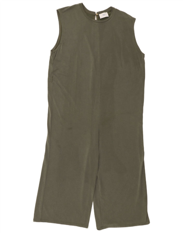 Zara Dame Trafaluc Ærmeløs Playsuit UK 14 Medium Khaki
