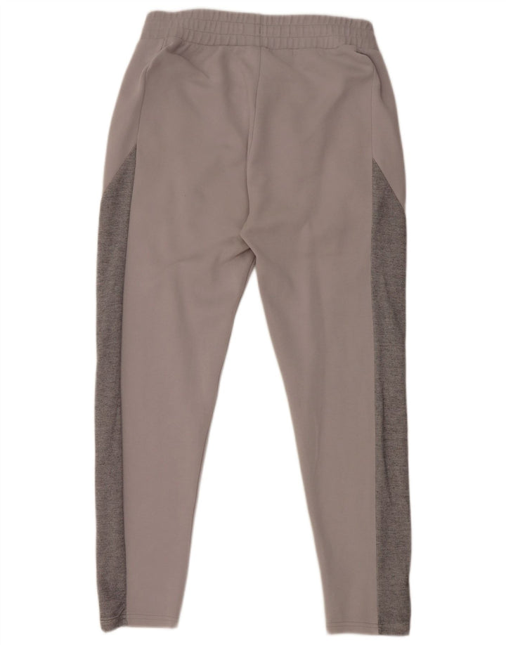 PUMA Womens Graphic Tracksuit Trousers UK 14 Large  Grey Colourblock