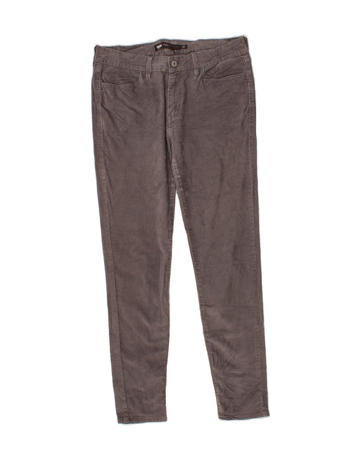 LEVI'S Womens Legging Corduroy Trousers W30 L29 Grey Cotton Vintage Levi's and Second-Hand Levi's from Messina Hembry 