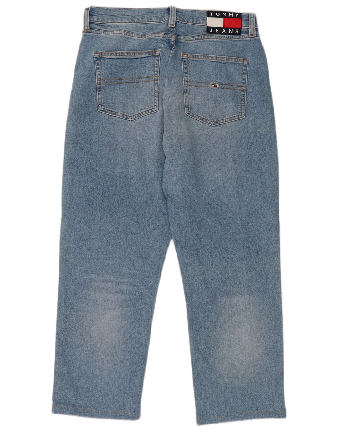 Tommy Hilfiger Kvinder Cropped Jeans W28 L23 Blå Bomuld