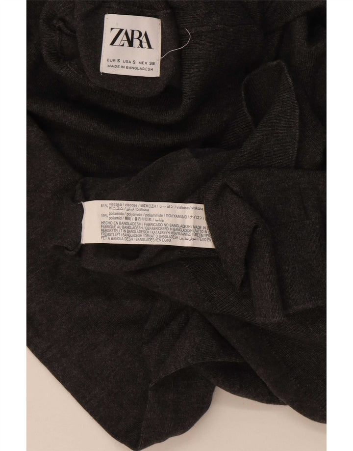 Zara Herre rullehals sweater lille grå viskose