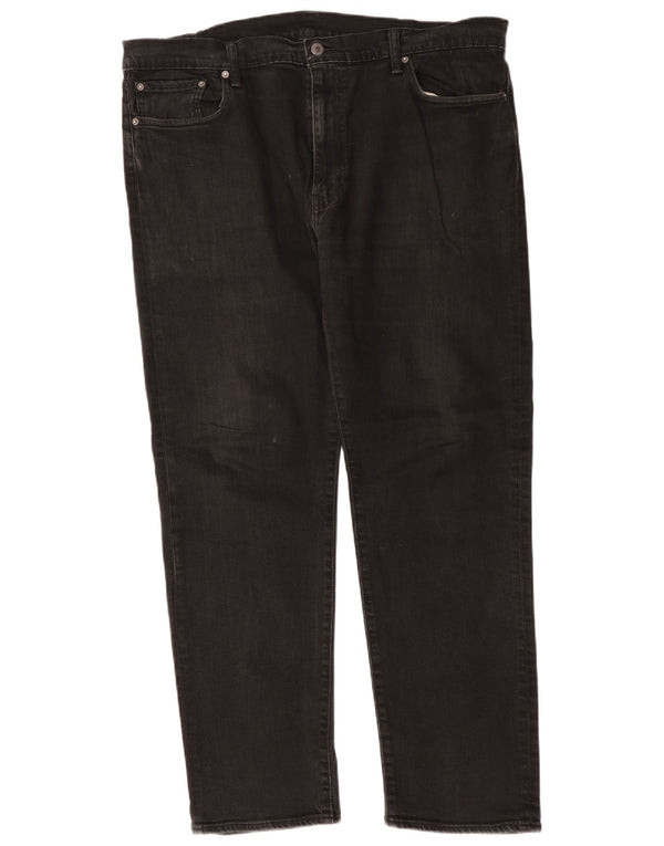 Levi's Straight Jeans til mænd W42 L31 sort bomuld