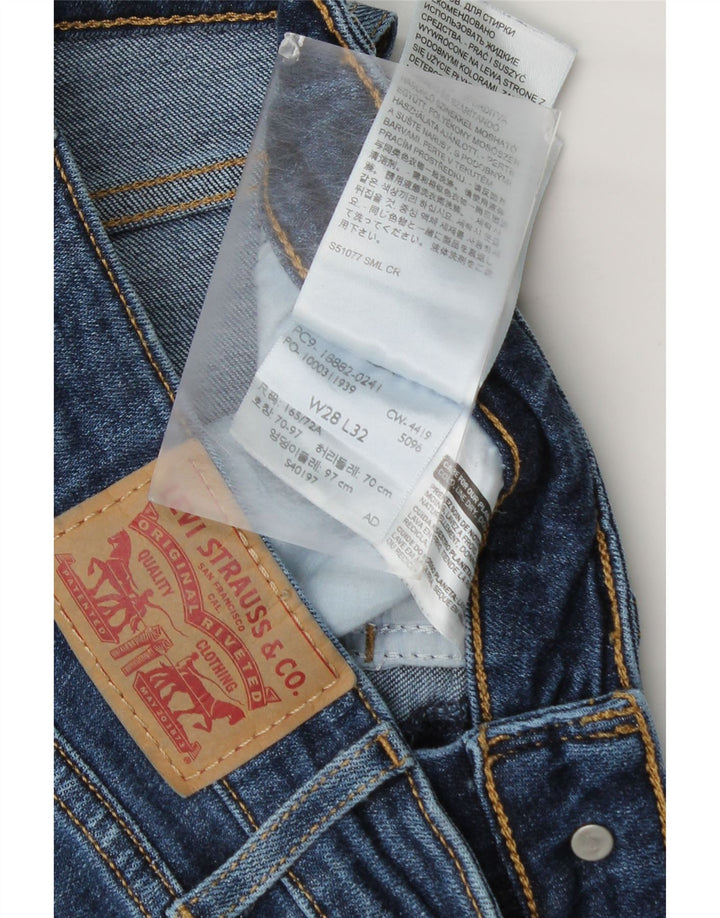 Levi's Dame Skinny Jeans W28 L32 Blå Bomuld
