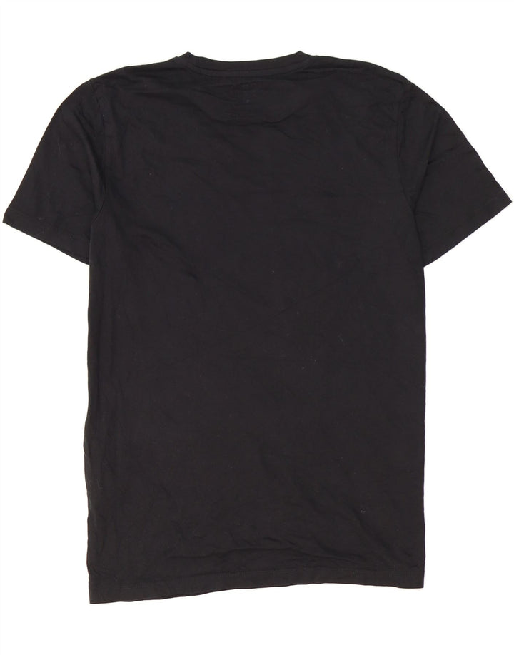JACK & JONES Mens T-Shirt Top Medium Black Cotton Vintage Jack & Jones and Second-Hand Jack & Jones from Messina Hembry 