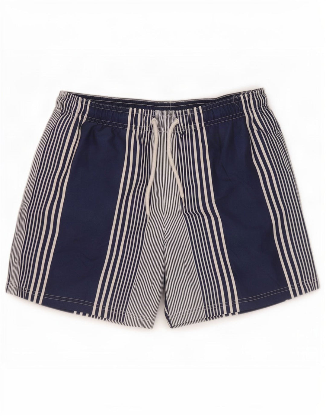 Marks & Spencer Badeshorts til mænd store marineblå stribet polyester