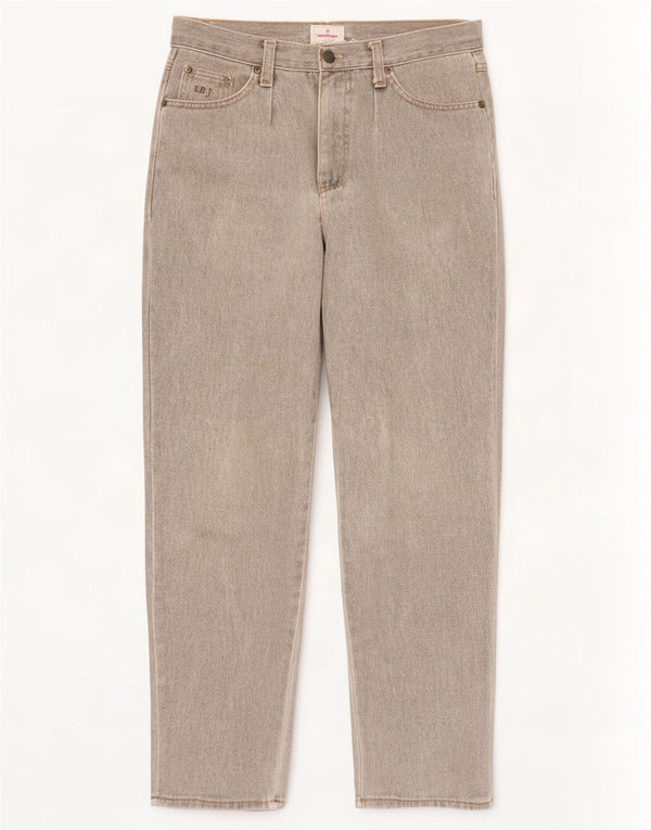 Laura Biagiotti Dame-tilspidsede jeans W28 L29 Grå Bomuld