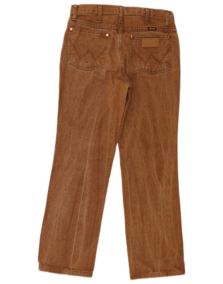 Wrangler lige jeans til kvinder W30 L30 brun bomuld