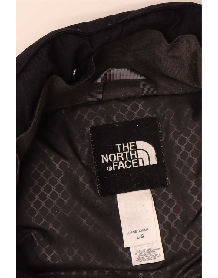 The North Face Herre Polstret Jakke UK 40 Stor Sort Nylon