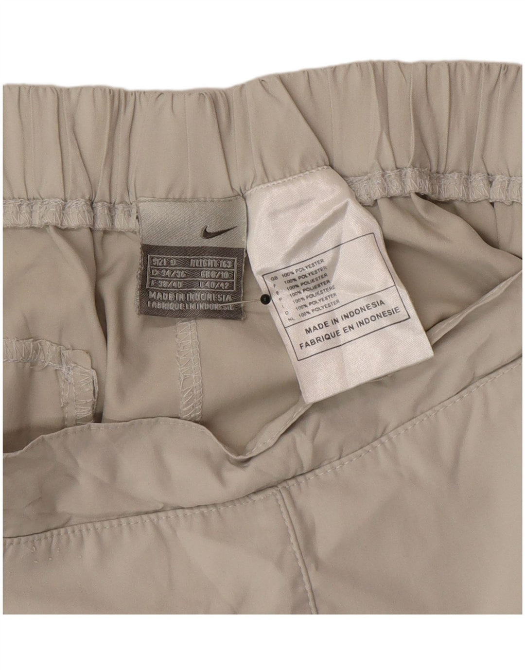 Nike sportsshorts til kvinder UK 8/10 Small Grå Polyester