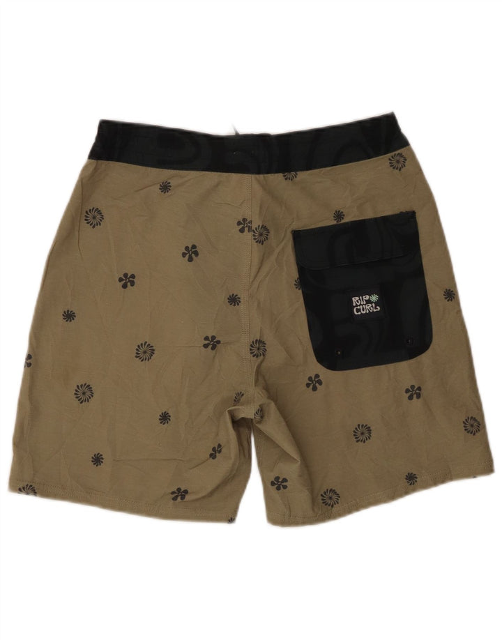 Rip Curl Badeshorts til mænd Small Green Floral Polyester