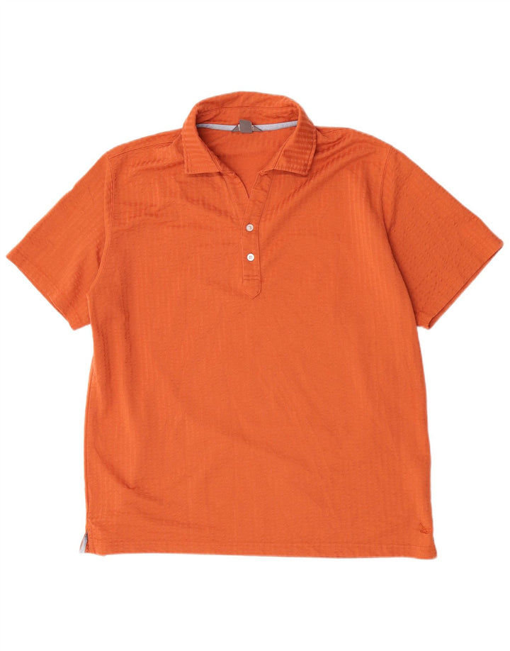Eddie Bauer herre poloshirt XL orange