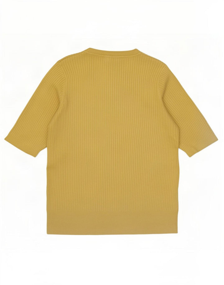Marks & Spencer Dame sweater med rund hals DK 14 Medium Gul