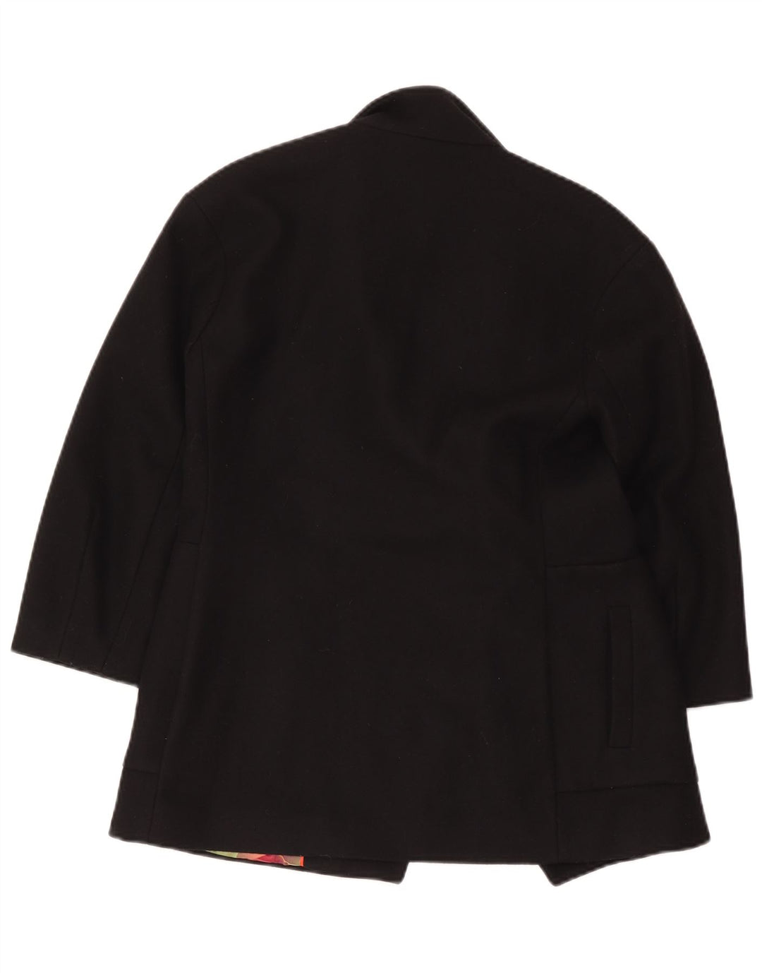 Ted Baker Womens Oversized Åben overfrakke Størrelse 1 XS Sort