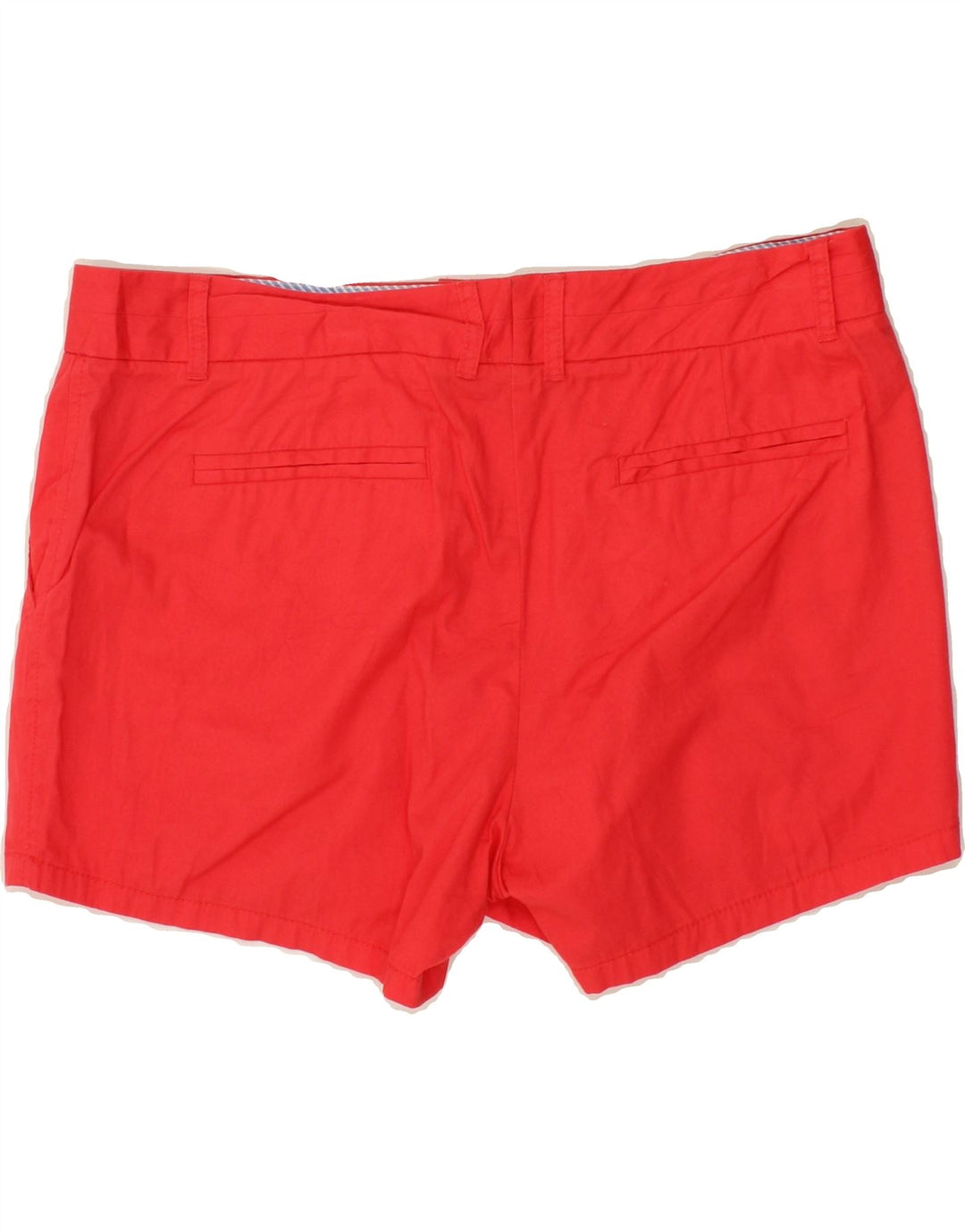 J. CREW Womens Broken In Chino Shorts US 12 Large W36 Red Cotton Vintage J. Crew and Second-Hand J. Crew from Messina Hembry 