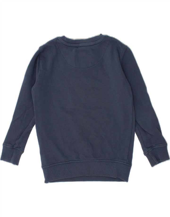 JACK WILLS Boys Graphic Sweatshirt Jumper 5-6 Years Navy Blue Cotton Vintage Jack Wills and Second-Hand Jack Wills from Messina Hembry 