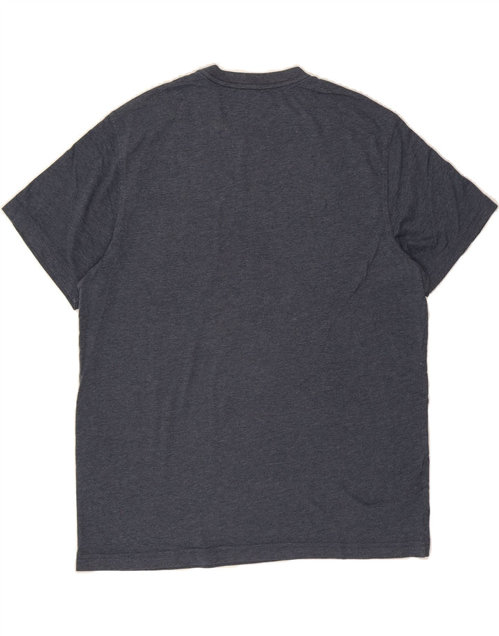 EDDIE BAUER Mens T-Shirt Top Large Navy Blue Cotton Vintage Eddie Bauer and Second-Hand Eddie Bauer from Messina Hembry 