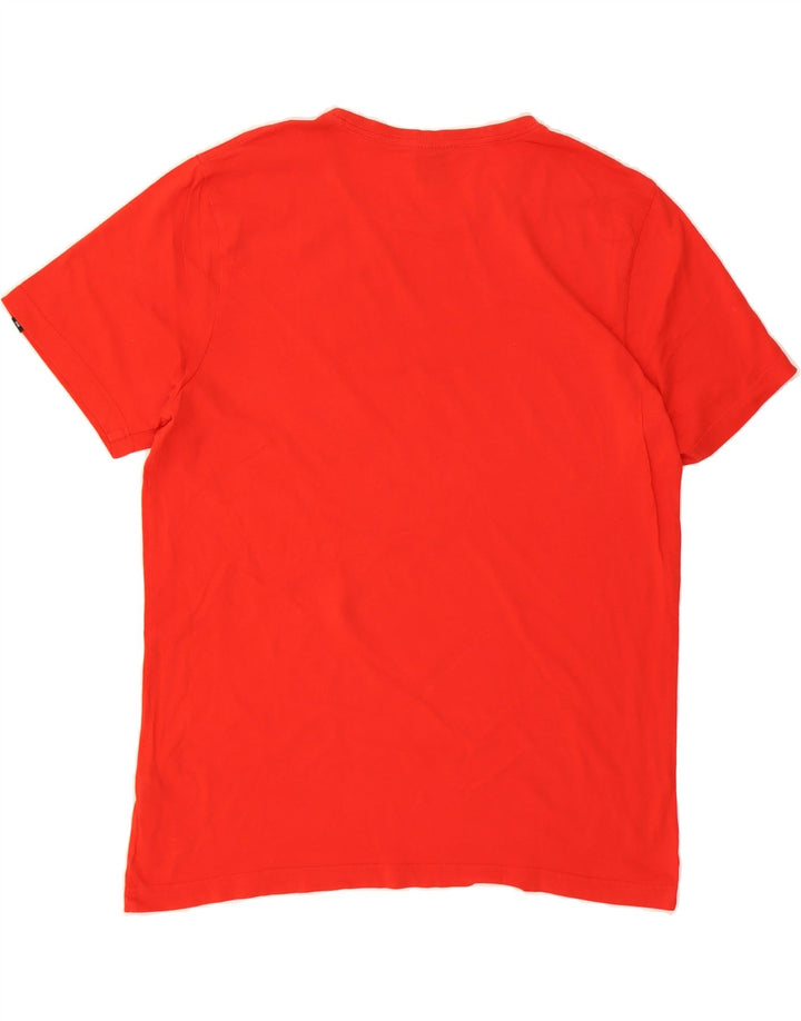 PUMA Mens Graphic T-Shirt Top Large Red Cotton Vintage Puma and Second-Hand Puma from Messina Hembry 