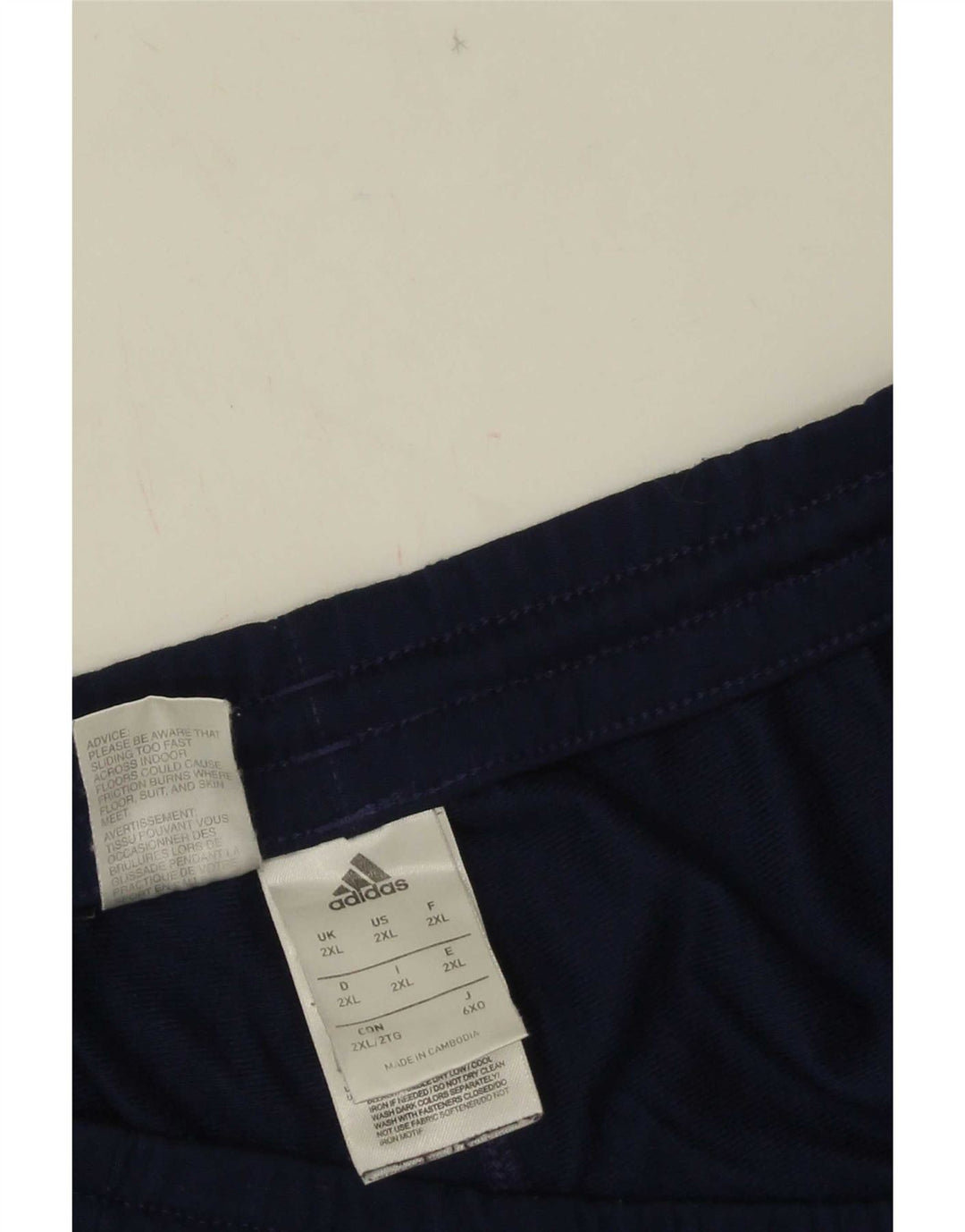 Adidas Herre træningsdragt Bukser Joggers 2XL Navy Blue Polyester