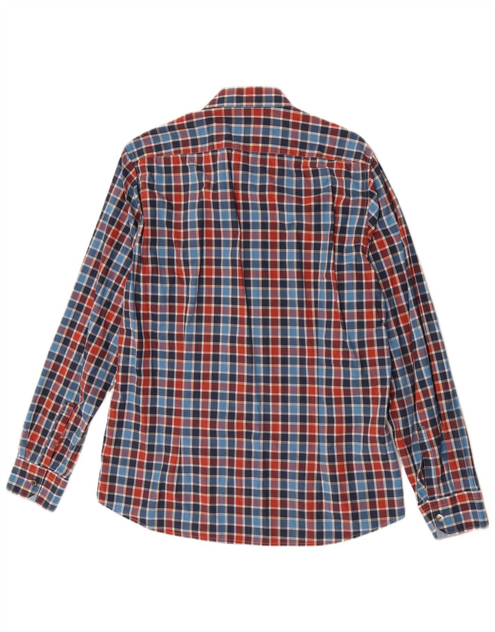 Hugo Boss Herre Regular Fit skjorte Medium blå ternet bomuld
