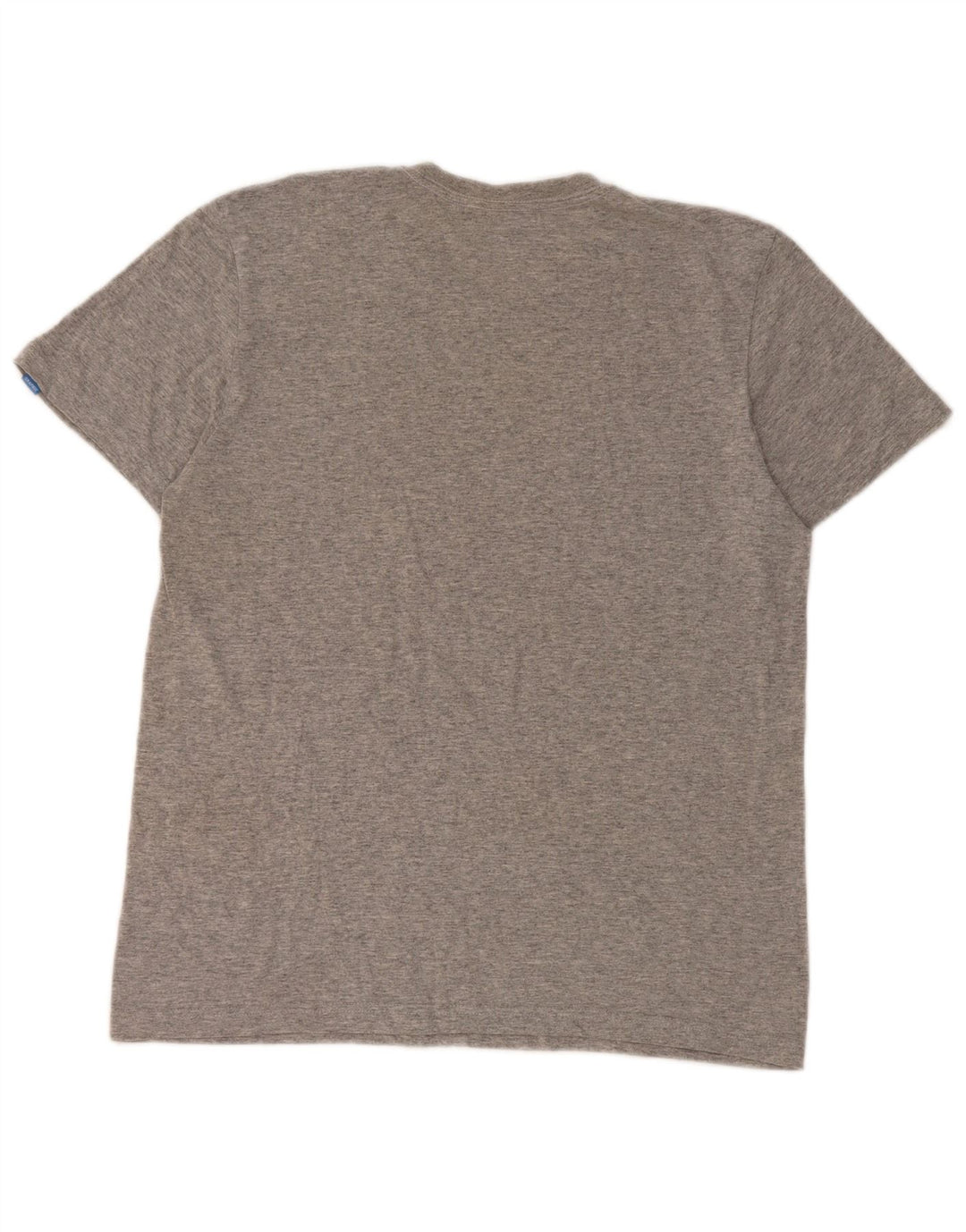 Adidas Herre grafisk T-shirt Top Medium Grey Flecked Bomuld