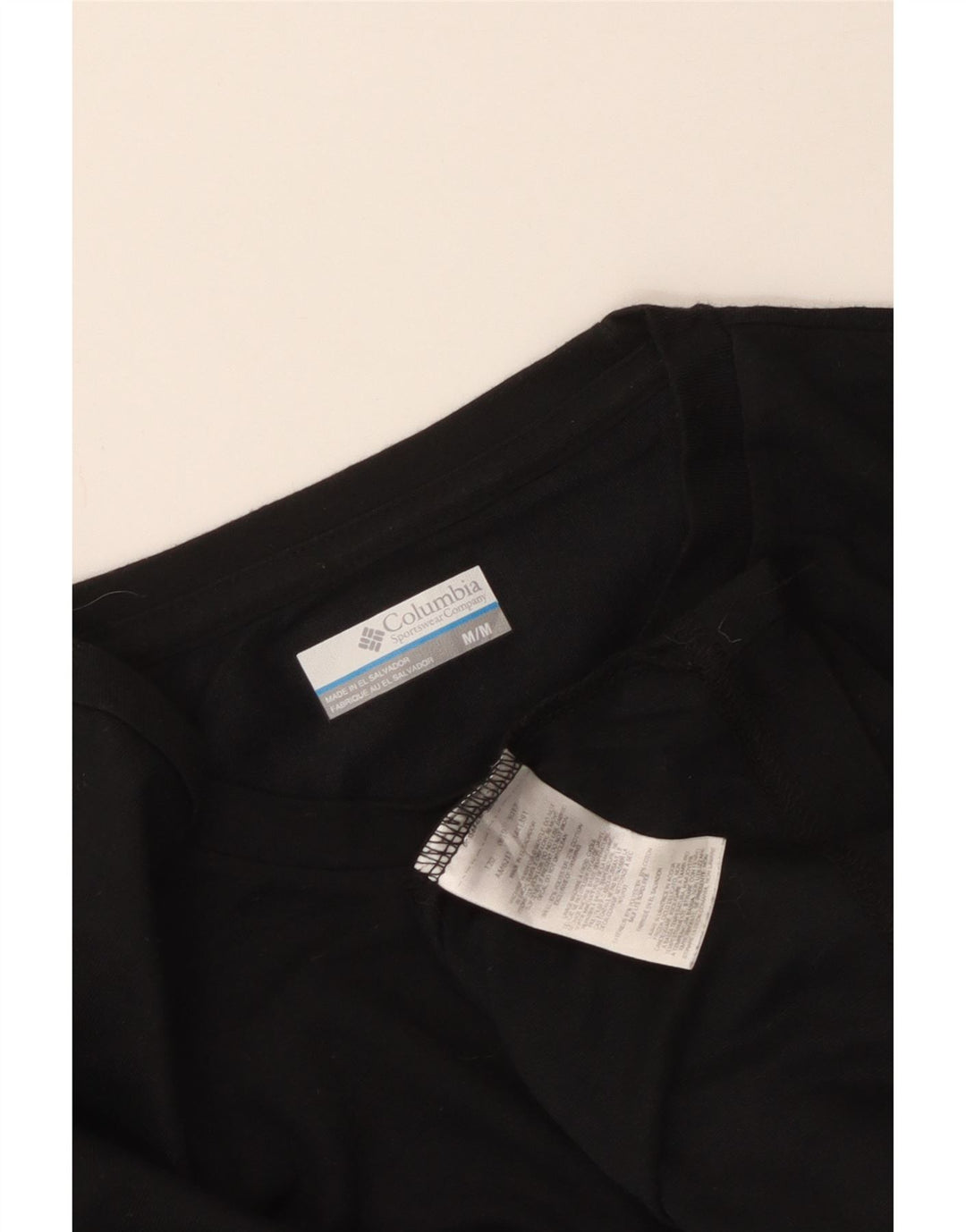 Columbia Herre Omni-Wick T-Shirt Top Medium Sort Polyester