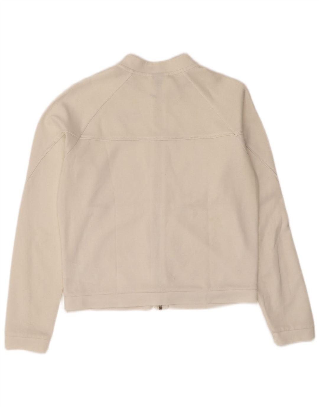 Puma Womens Crop Oversized træningsdragt topjakke UK 10 Small White Polyester