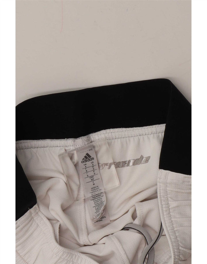 Adidas Climachill Sportsshorts til mænd Small White Colourblock Polyester